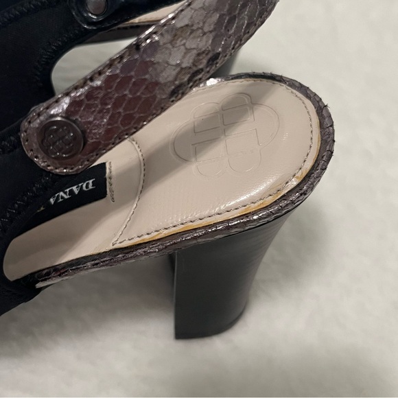 Dana Buchman size 8 1/2 med open toe heel - Picture 5 of 12